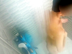 Enthousiasteling, Grote kont, Stel, Hd, Naakt, Kut duiken, Douche, Vrouw