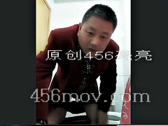 Aziatisch, Chinees, Homo, Handbeurt, Alleen