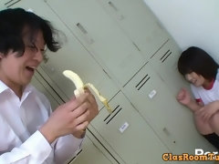 Cunnilingus, Asiático, Peludo, Lamidas, Coño, Estudiante, Adolescente, Tetas