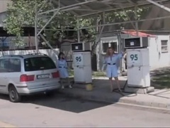 Blonde with big boobs gets anal and cum in mouth in bedroom