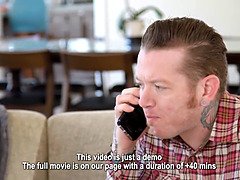 Grosse titten, Blondine, Blasen, Geschnappt, Interrassisch, Milf, Mutti, Titten