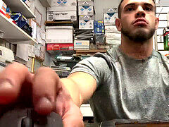 Arabe, Grosse bite, Masturbation, Public, Solo