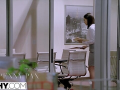 Blonde, Sucer une bite, Queue, Faciale, Petite femme, Rousse roux, Chevaucher, Plan cul à trois