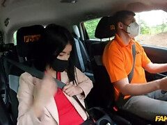 Cul, Voiture, Queue, Robe, Européenne, Cuir, Pov, String