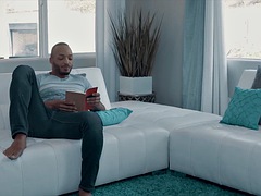 Grote lul, Zwart, Pijpbeurt, Zwart, Homo, Spier, Pornster