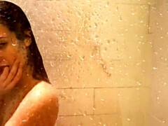 Enthousiasteling, Hd, Japaans, Masturbatie, Natuurlijke tieten, Douche, Alleen, Tiener