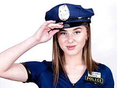 18 ans, Amateur, Masturbation, Seins naturels, Police, Maigrichonne, Adolescente, Nénés