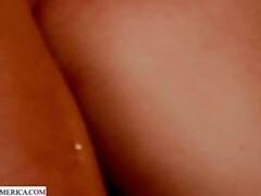 Gros cul, Gros seins, Blonde, Sucer une bite, En levrette, Faciale, Énorme, Nénés