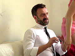 Anaal, Bondage discipline sadomasochisme, Pijpbeurt, Brits, Dominatie, Realiteit, Roodharige vrouw, Tiener