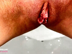 Culottes ou slips, Pisser, Pov, Chatte, Douche, Adolescente, Toilettes, Mouillée