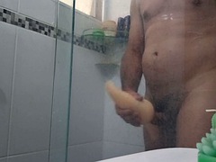 Amateur, Tir de sperme, Homosexuelle, Fille latino, Masturbation, Mère que j'aimerais baiser, Douche, Solo