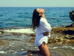 Пляж, Брюнетки, Хд, Софткор, Соло, Молоденькие