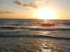 Plage, Branlette thaïlandaise, Petite amie, Branlette thaïlandaise, Piercing, Pov, Chatte, Nénés