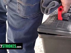 Gros cul, Gros seins, Sucer une bite, Gorge profonde, Hd, Seins naturels, Rousse roux, Nénés