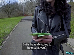 Amateur, Américain, Brunette brune, Queue, De plein air, Pov, Public, Nénés