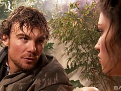 Grosser schwanz, Braunhaarige, Hundestellung, Lecken, Muschi, Dusche, Vintage, Nass