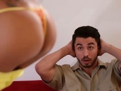 Cul, Noire, Sucer une bite, Brunette brune, Branlette thaïlandaise, Interracial, Seins naturels, Adolescente