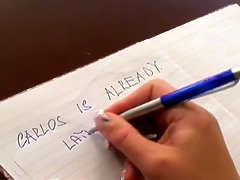 Busty Teacher using her cunt to punish student