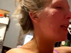 Enthousiasteling, Pijpbeurt, Stel, Huisgemaakt, Roodharige vrouw, Taboe, Tiener, Tieten likken
