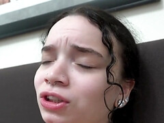 Tight and teeny nurse working all over his boner in POV