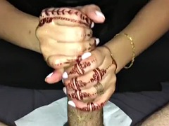 Amateur, Arabe, Francés, Pajear, Masaje, Pov