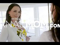 Grote lul, Grote mammen, Blond, Sperma in mond, Sperma shot, Sperma in gezicht, Gezichtspunt, Stiefmoeder