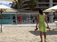 Grosse titten, Flashen, Milf, Mutti, Im freien, Rasiert, Solo, Titten