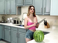 Grosser schwanz, Blondine, Blasen, Familie, Handjob, Hd, Zierlich, Pornostars