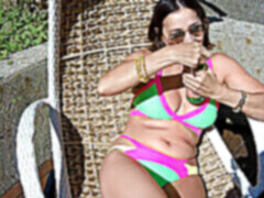 In den arsch, Reif, Milf, Mutti, Im freien, Pool