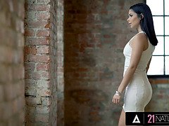 Watch Jessy Jey's tight ass get drilled at the office by Thomas Stone's massive cock