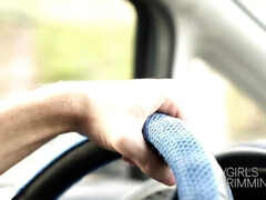 Big butt Clementine Marceau rims the courier and gets anal - Clementine marceau