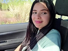 Sexy Spanish Saleswoman Comes Home for Hot Step Sister Sex - Blowjob and Cowgirl Action with Horny 18 Year Old