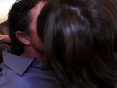 wicked busty babe loves to bang hard and rough on couch 4k