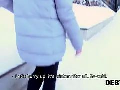 Debt4k. the only way for calibri angel to return her debt is spunky ass-fucking