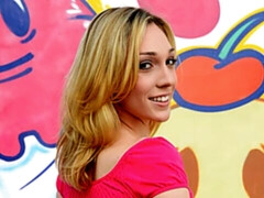 Blonde beauty Lily LaBeau swallows the load of her horny boyfriend