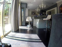 18 jahre, Grosser arsch, Grosse titten, Geschnappt, Betrug, Schwanz, Riesenschwanz, Spion