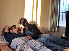 Leie, In den arsch, Grosser schwanz, Blasen, Paar, Schwul, Handjob, Masturbation