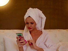 Grote lul, Grote mammen, Blond, Rondborstig, Hd, Hakken, Moeder die ik wil neuken, Kousen