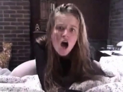 Amateur, Blonde, Européenne, Doigter, Adolescente, Webcam