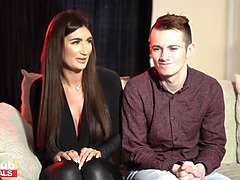 Swingers Next Door seduce MILF and teen fucks his busty step mom