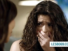 Азиатки, Грудастые, Лесбиянка, Лизание, Милф, Киски