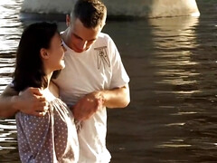 Cute pale coed Sara Rich has anal and oral sex with her bf