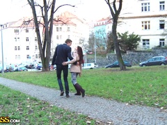 Aziatisch, Bruinharig, Sperma in gezicht, Likken