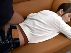 Asiatique, Gros seins, Sucer une bite, Bukkaké, Tir de sperme, Japonaise, Gicler