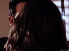 Amerikanisch, Arsch, Schlafzimmer, Grosser schwanz, Braunhaarige, Lecken, Mutti, Titten