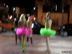 Enthousiasteling, Groep, Hd, Orgie, Feest, Zoon, Voorbinddildo, Tiener