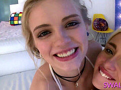 Sucer une bite, Éjaculer dans la bouche, Tir de sperme, Suçant, Adolescente