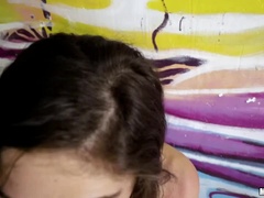 Americano, Rubia, Mamada, Polla, Estilo perrito, Pov, Tetas, Voyeur