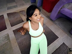 Schwarz, Blasen, Spermaladung, Fingern, Natürlichen titten, Realität, Reiten, Rasiert