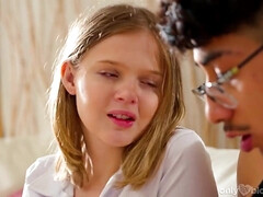 Delicious Deepthroat With Beautiful Horny Blonde - Coco Lovelock - cum on face